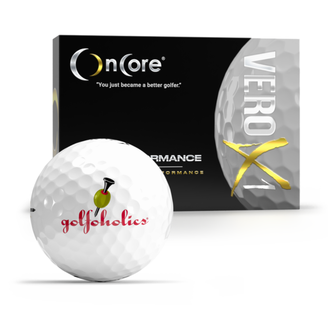 Golfoholics - Special Edition Golf Ball - VERO X1