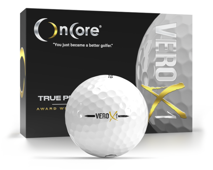 Shop the VERO X1 - 2022 - Golf Balls OnCore Golf - White