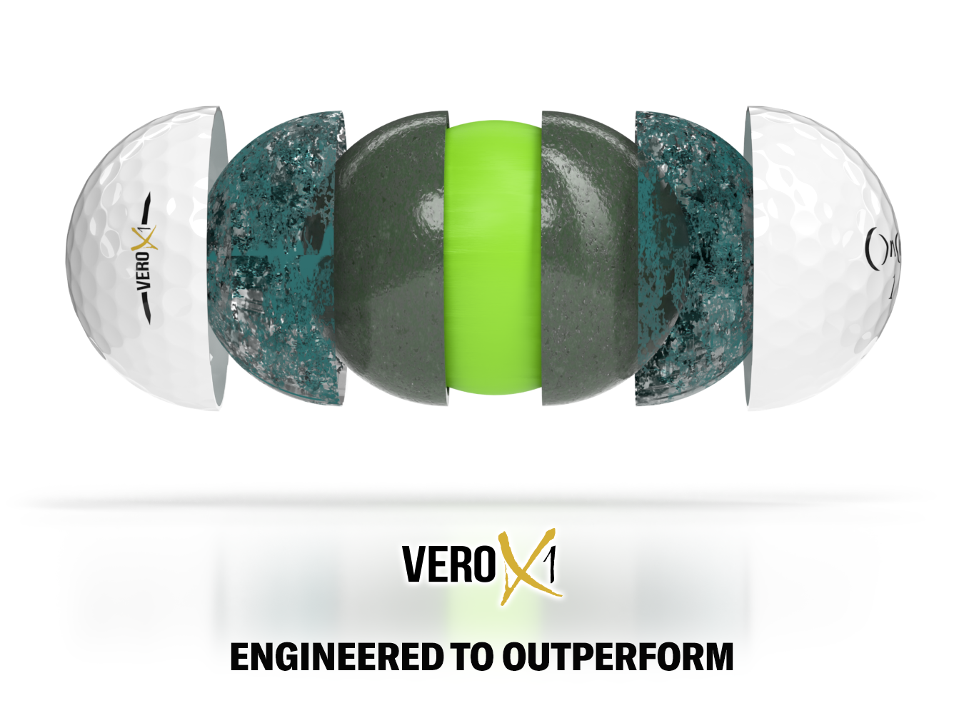 VERO X1 - Technology - Inside the Golf Ball - 2022