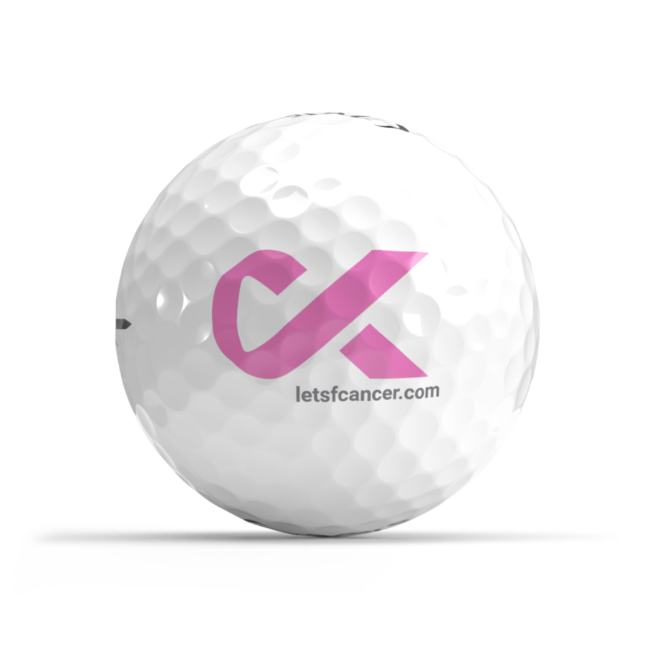LetsFCancer Ribbon Ball - Official OnCore Golf Balls