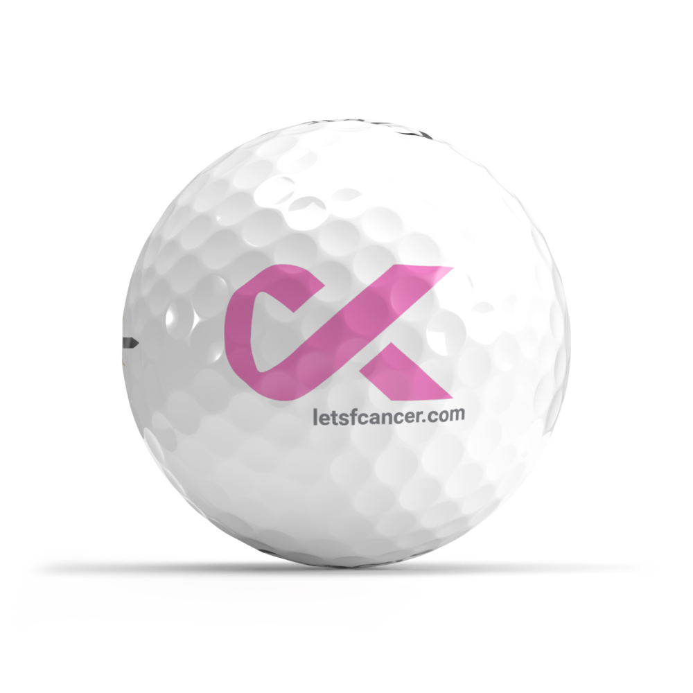 LetsFCancer Ribbon Ball - Official OnCore Golf Balls