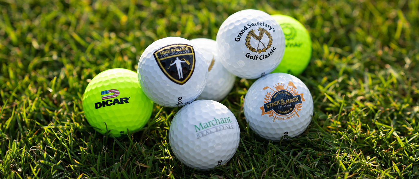 Customize Golf Balls Online | OnCore Golf - Logo, Text or Images