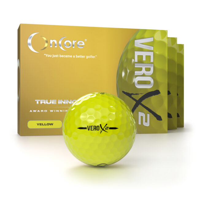 Father's Day Golf Special B2G1 Free Offer - OnCore - VERO X2 - Dozen Yellow