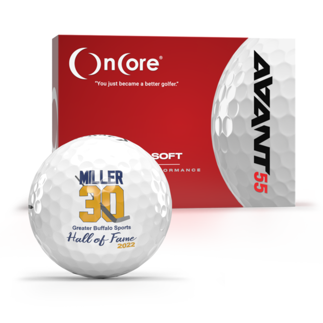 Ryan Miller HOF Golf Balls | OnCore - Dozen - AVANT 55