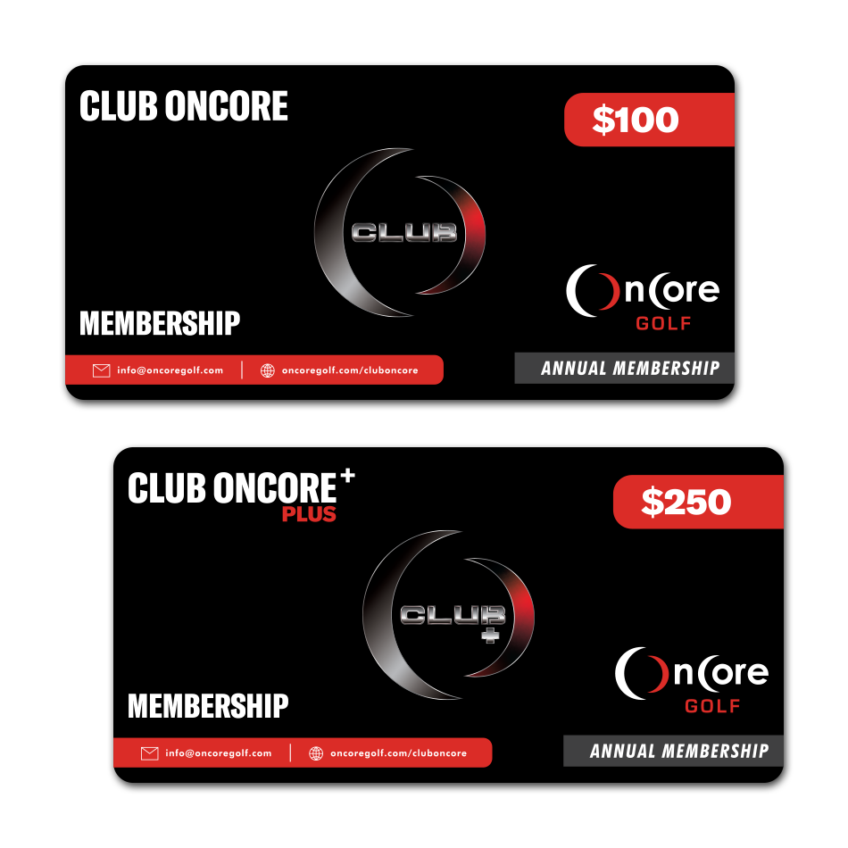 gift-cards-club-oncore-holidays-golf Gift Club OnCore this 2022 Holiday Season and Save all Year!