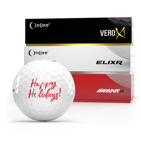 2022 Happy Holidays Golf Balls - Holiday Collection