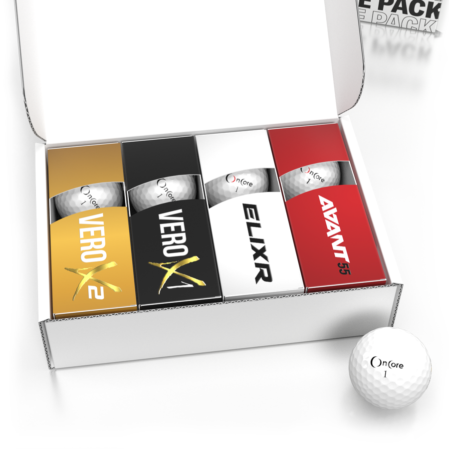 performance-variety-pack_oncore_golf-balls-2022_inside OnCore Performance Pack 2022 - Variety Pack Golf Balls