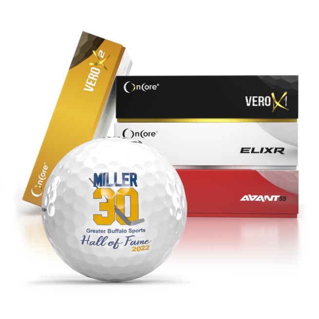 Ryan Miller HOF Golf Balls | OnCore - Dozen