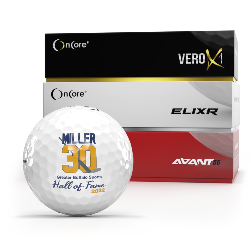 ryan-miller-oncore-golf-ball-hof-2022-dozen-custom Ryan Miller HOF Golf Balls | OnCore - Dozen