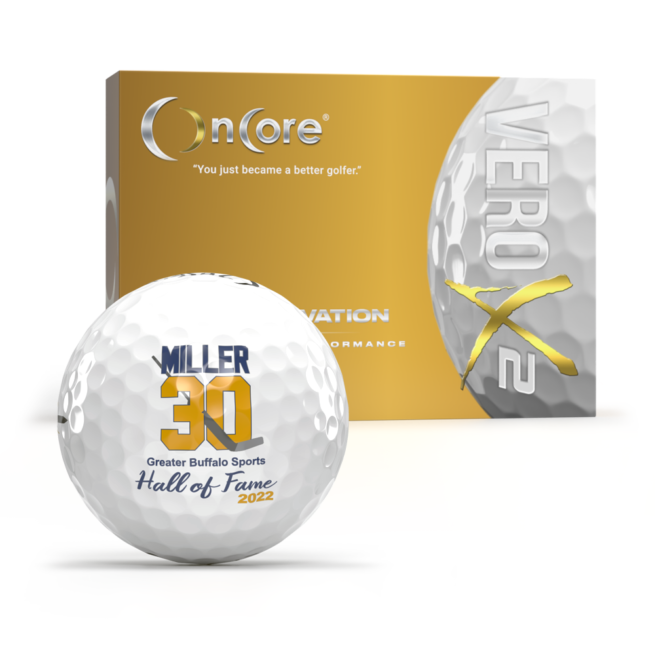 Ryan Miller HOF Golf Balls | OnCore - Dozen - VERO X2