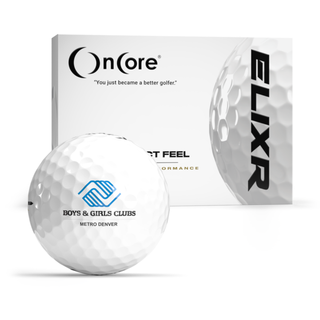 Boys and Girls Club Charity Golf Balls - OnCore Golf Signature Series - ELIXR