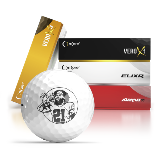 Ezekiel Elliott Zeke Signature Golf Balls - OnCore Golf Ambassador Series