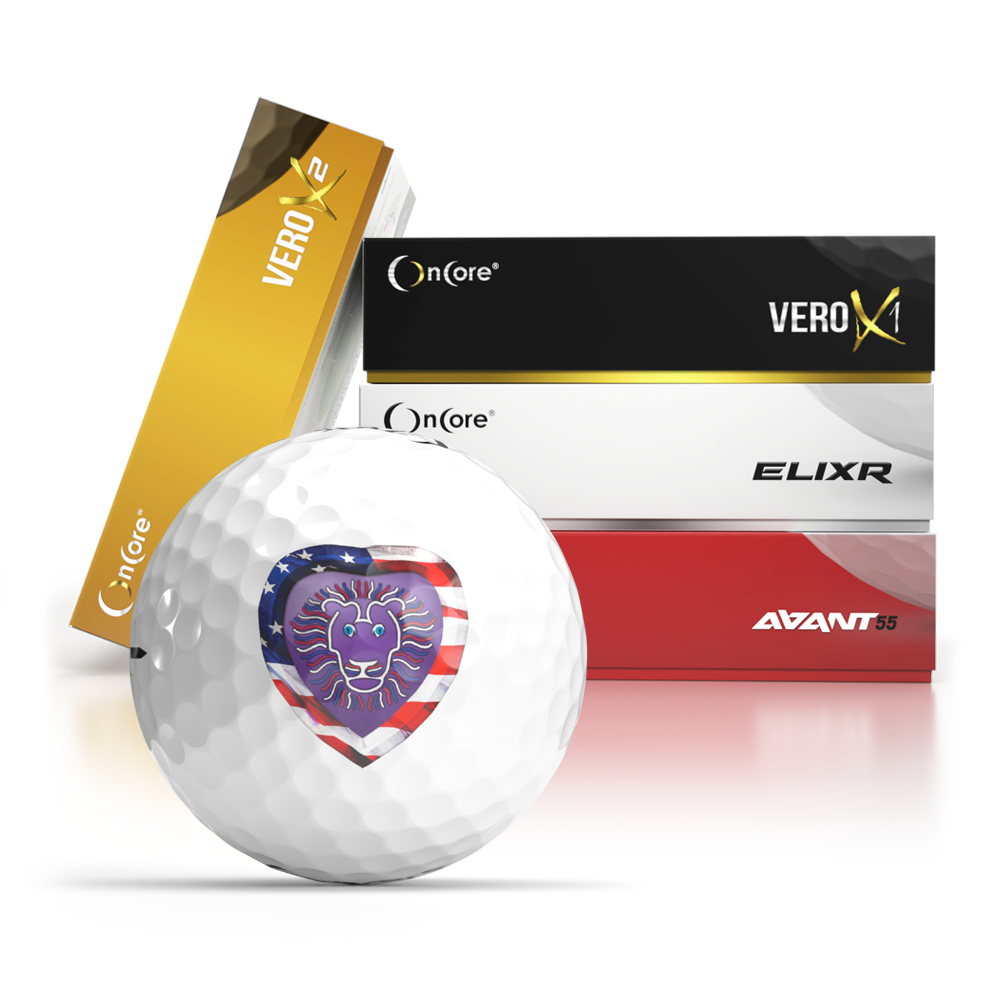 shop-heart-of-lion-charity-logo-golf-balls-oncore Heart of the Lion Golf Balls - OnCore Golf Signature Series