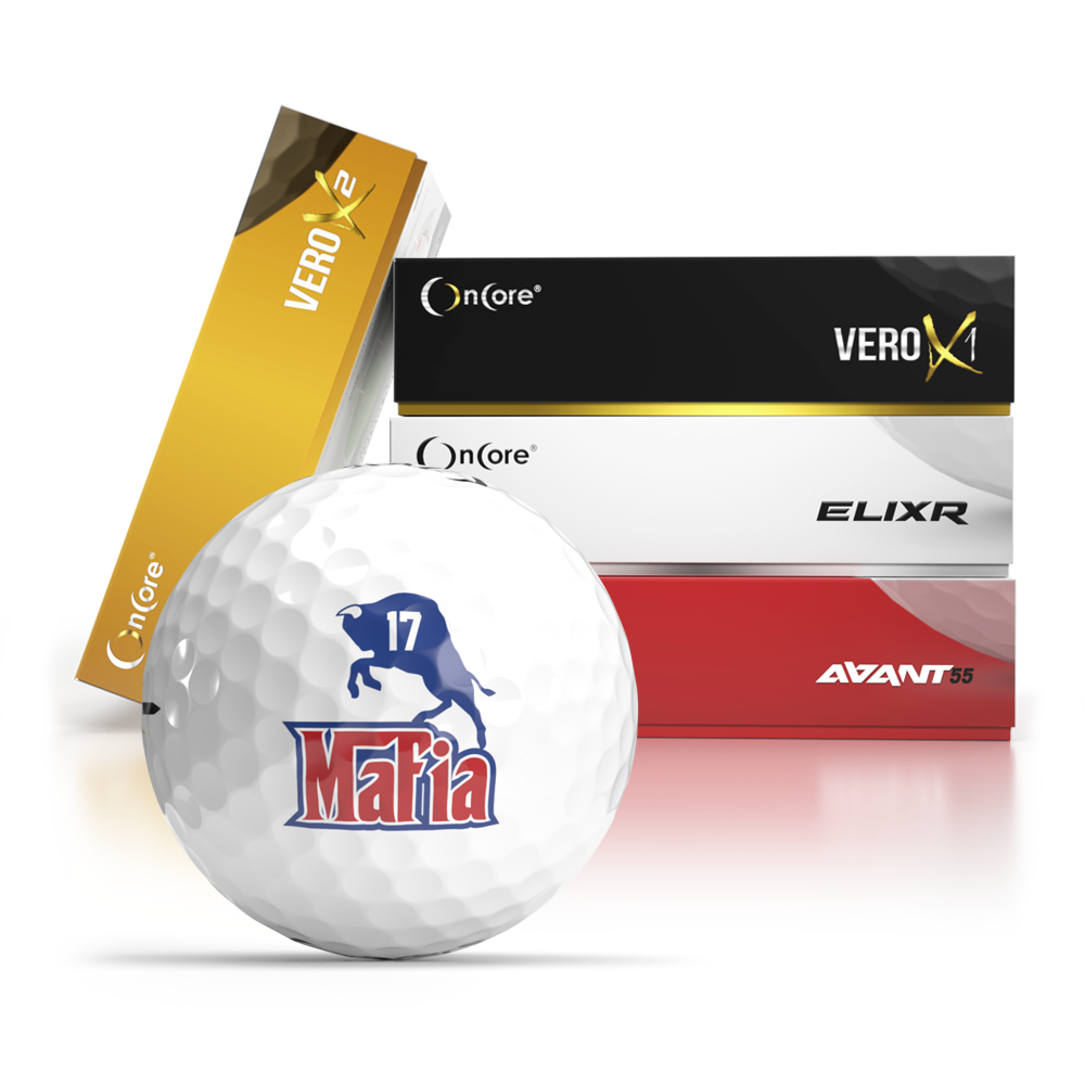 Josh Allen 17 Mafia Golf Balls - OnCore Golf Ambassador Series