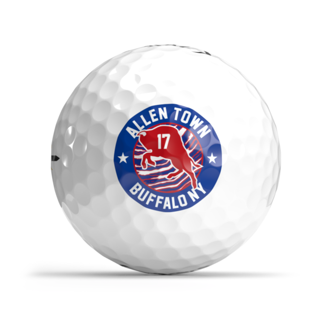 Josh Allen Buffalo Bills Golf Ball Marker - Matchstick Golf