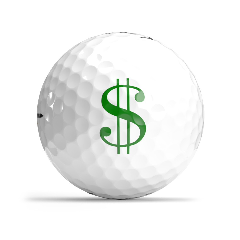 Money - Dollar Sign Golf Ball - OnCore Golf Signature Series