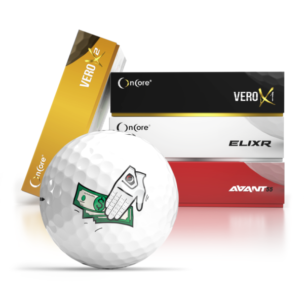 Money - Make it Rain Golf Balls - OnCore Golf Signature Series