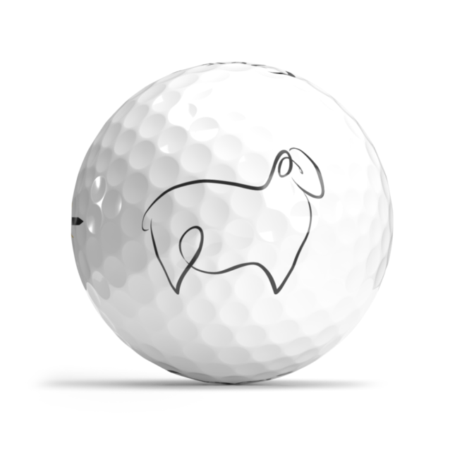 Tania Tare Black Sheep Logo Golf Ball - OnCore Ambassador Series