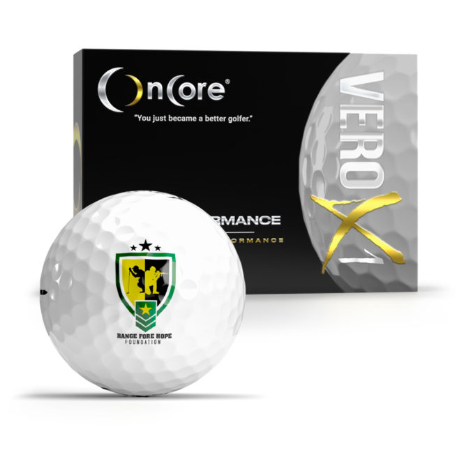 Range Fore Hope Foundation Charity Golf Ball from OnCore | VERO X1