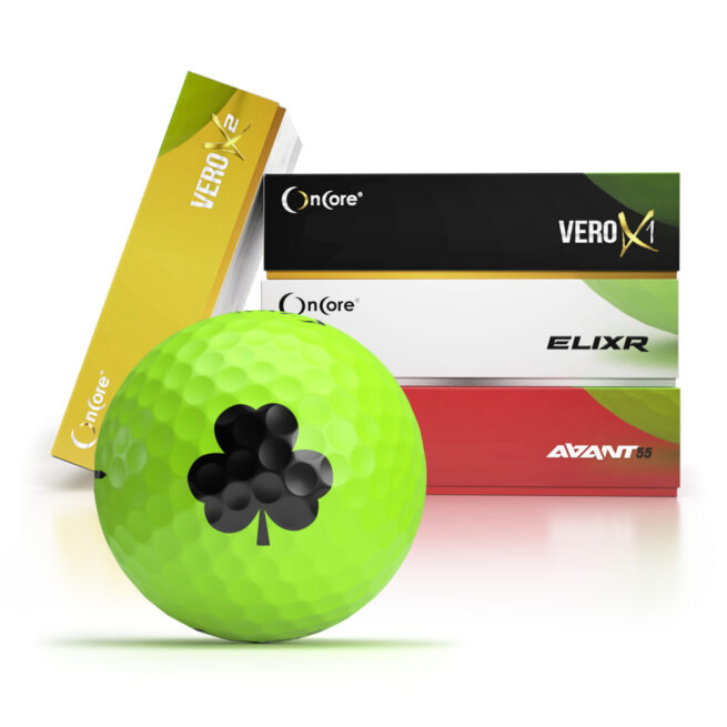 Shamrock Edition | 2024 St Patrick's Day - Black Clover Golf Balls - OnCore
