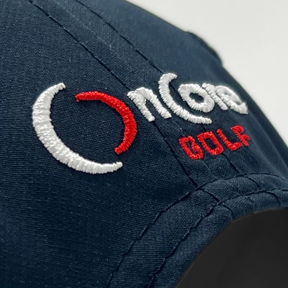 oncore-text-navy-blue-hat-img7 Order the Official ONCORE text Golf Hat with Embroidered Marks