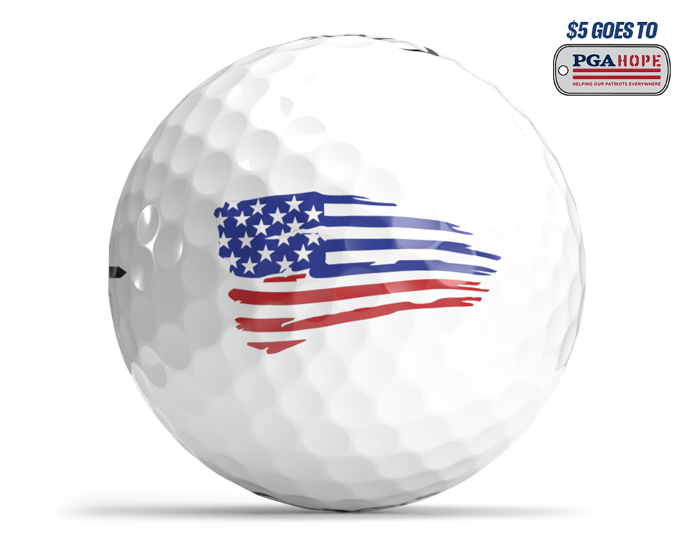 USA American Flag Golf Ball - Custom - OnCore Golf