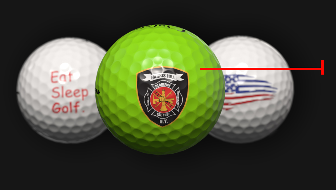 Customize Golf Balls Online - OnCore Golf - Add name, initials or custom text.