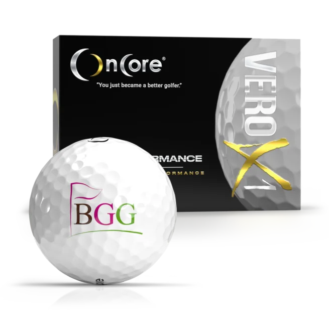 Black Girls Golf - Dozen Custom Golf Balls - OnCore - VERO X1