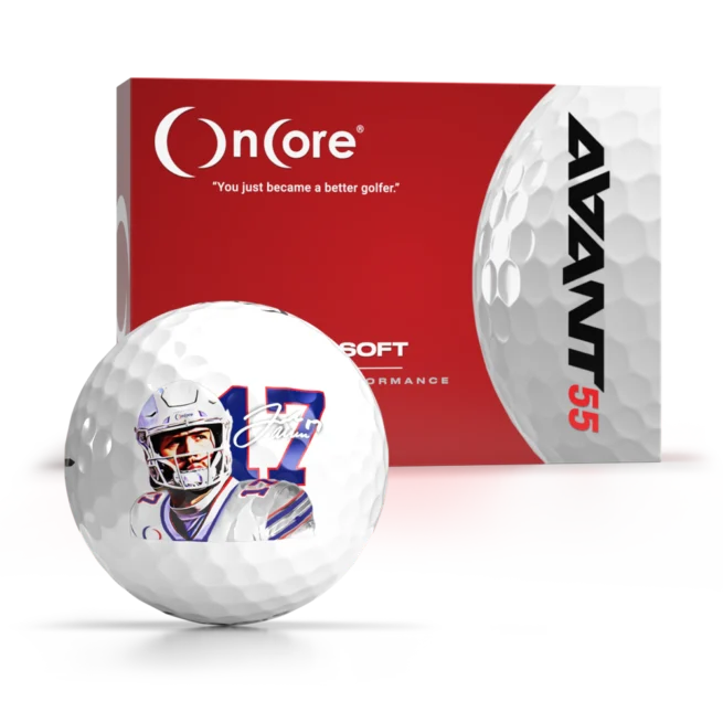 Shop - Josh Allen #17 Golf Balls | OnCore - 2023-24 Special Charity Edition - AVANT 55