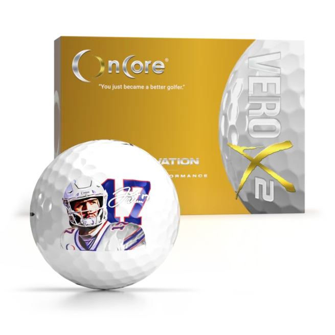 Shop - Josh Allen #17 Golf Balls | OnCore - 2023-24 Special Charity Edition - VERO X2