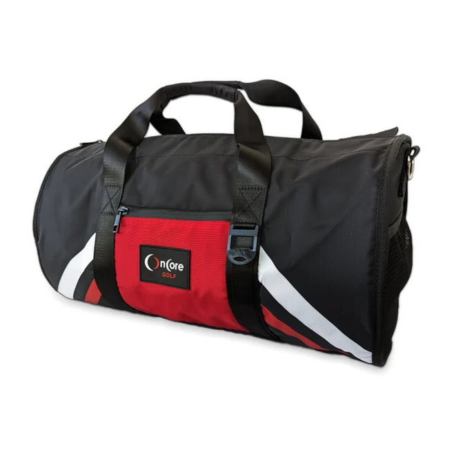 Shop OnCore Golf - Varsity Cooler and Duffle Bag - Black