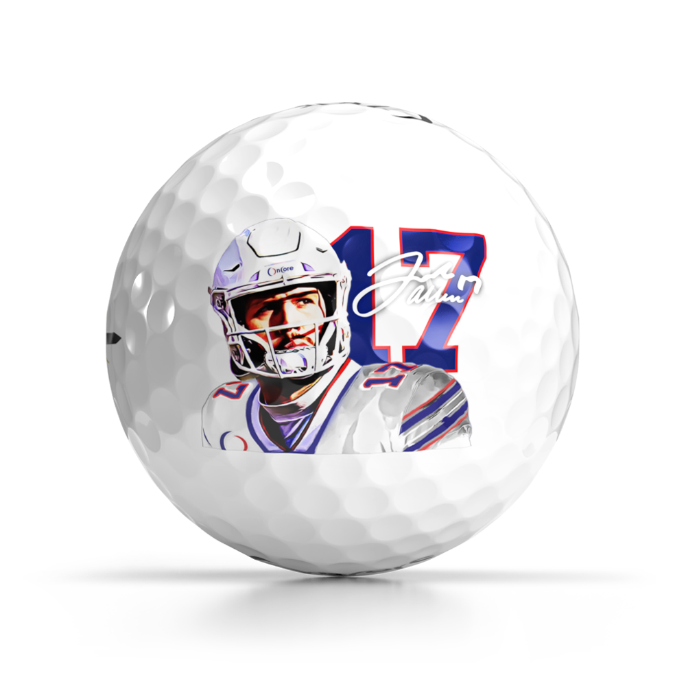 Shop - Josh Allen #17 Golf Ball | OnCore - 2023-24 Special Charity Edition