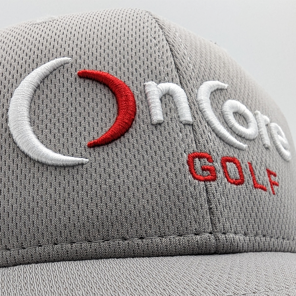 oncore-logo-grey-hat-img2 Official OnCore Golf Logo Grey Golf Hat