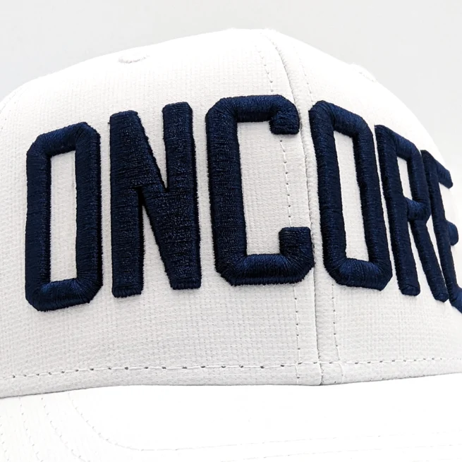 Order the Official White ONCORE Varsity Logo Golf Hat