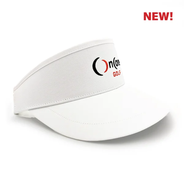 Order the Official White Visor Golf Hat