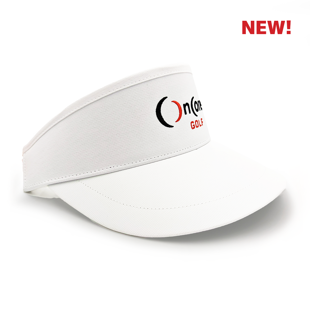 oncore-visor-white-hat-img1-new Order the Official White Visor Golf Hat