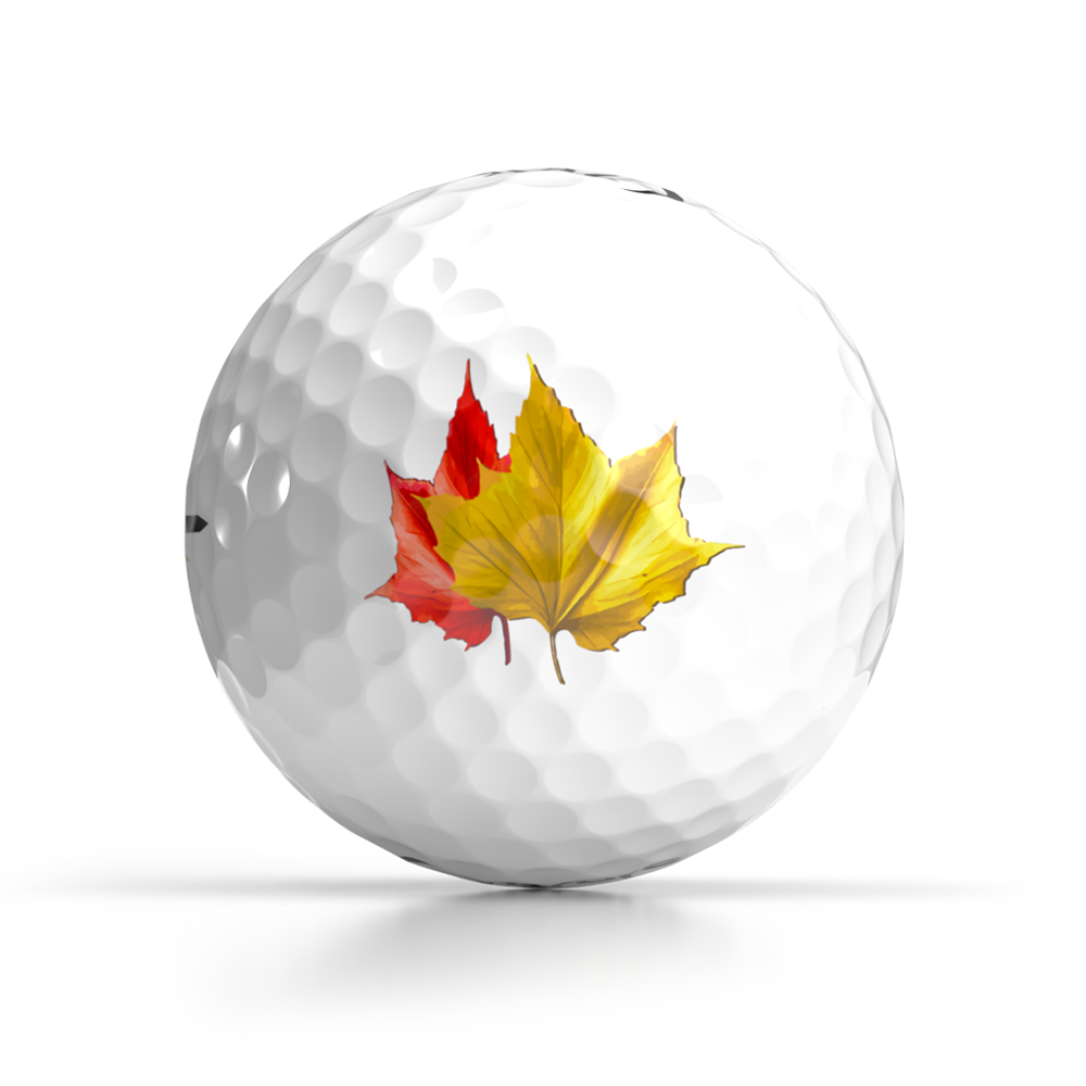 Fall Leaves - Thanksgiving Day Golf Balls - Shop OnCore Golf