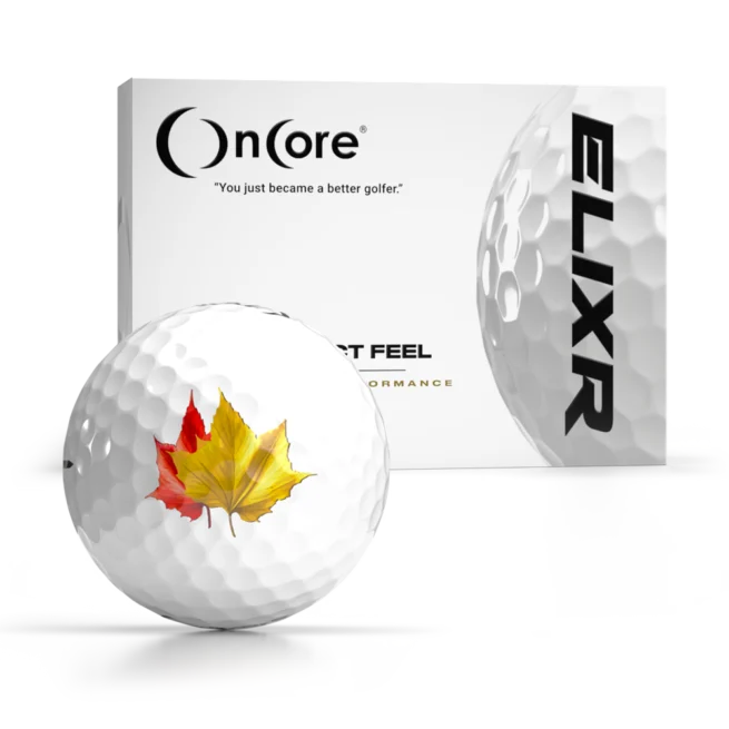 Shop - Fall Leaves | Thanksgiving Day Logo Golf Balls - OnCore Golf - ELIXR