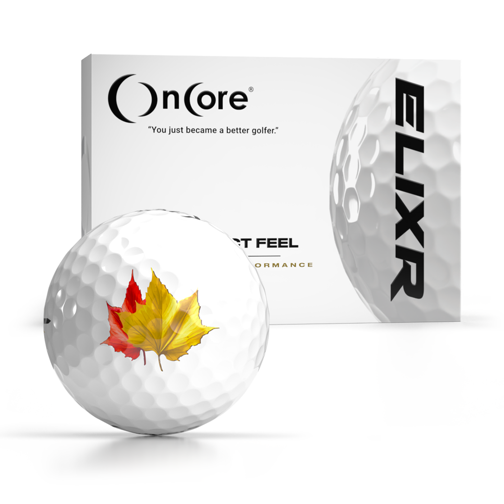fall-leaves-thankgiving-day-golf-balls-logo-oncore-golf-elixr Shop - Fall Leaves | Thanksgiving Day Logo Golf Balls - OnCore Golf - ELIXR