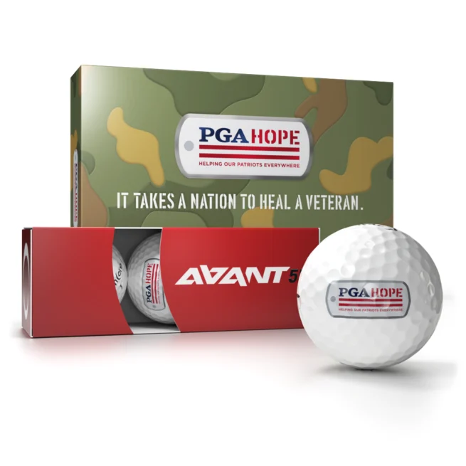 Shop the PGA Hope Special Edition Logo Golf Balls | OnCore Golf - AVANT 55