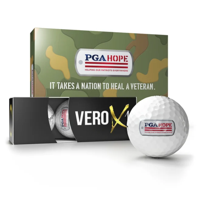 Shop the PGA Hope Special Edition Logo Golf Balls | OnCore Golf - VERO X1