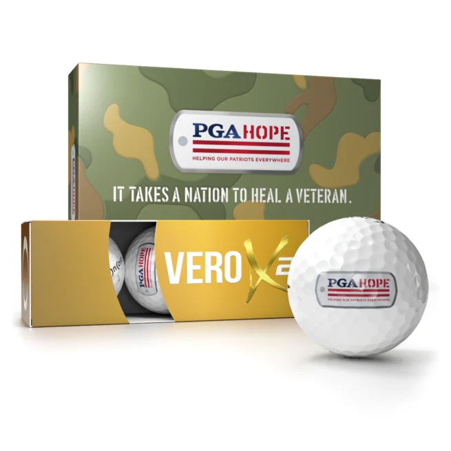 Shop the PGA Hope Special Edition Logo Golf Balls | OnCore Golf - VERO X2