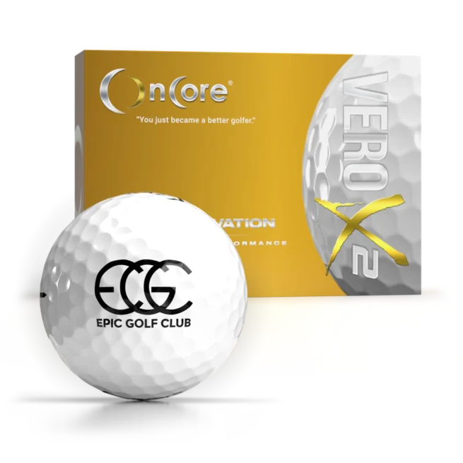 Epic Golf Club Logo Balls Special Edition OnCore Golf