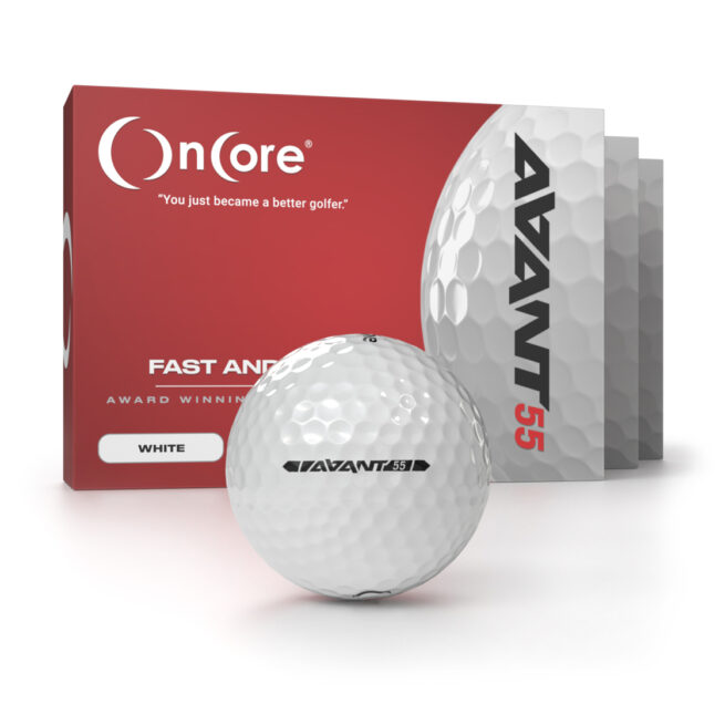 Black Friday Golf Ball Special B2G1 Free - OnCore - AVANT 55 - Dozen White