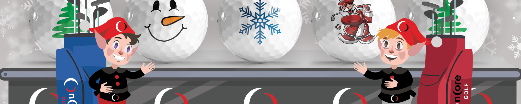 2023 Holiday Golf Balls from OnCore Golf