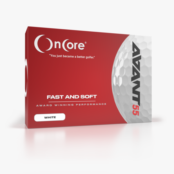 Shop AVANT 55 Tour Performance Golf Balls - OnCore Golf - White