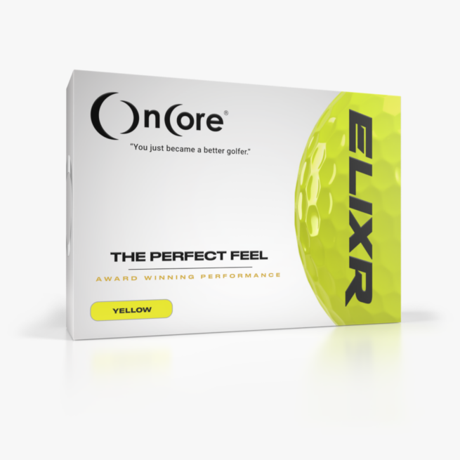 Shop ELIXR Tour Performance Golf Balls - OnCore Golf - Yellow