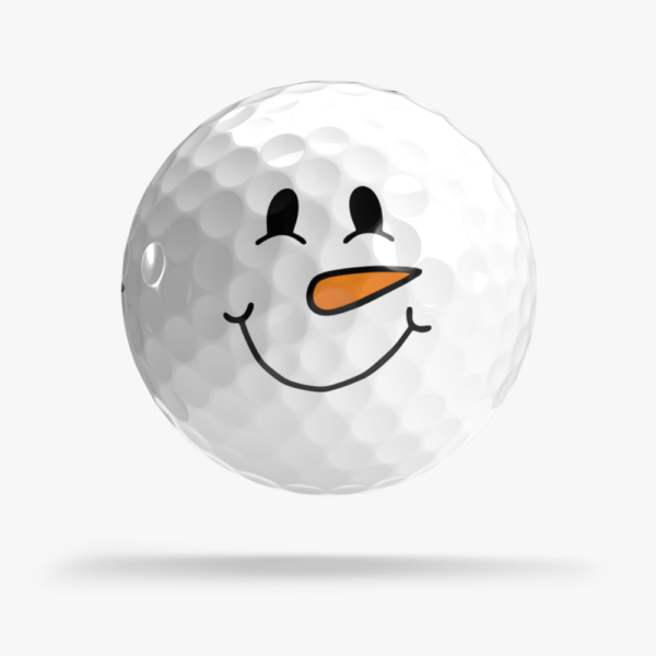 Shop Holiday Collection Golf Balls from OnCore Golf - Frosty Snowman Golf Ball
