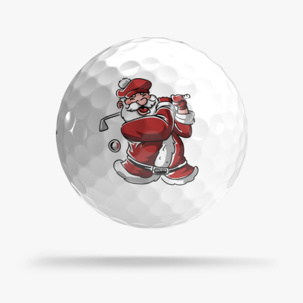 Shop Holiday Collection Golf Balls from OnCore Golf - Santa Swings Golf Ball