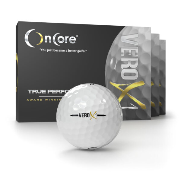 Black Friday Golf Ball Special B2G1 Free - OnCore - VERO X1 - Dozen White